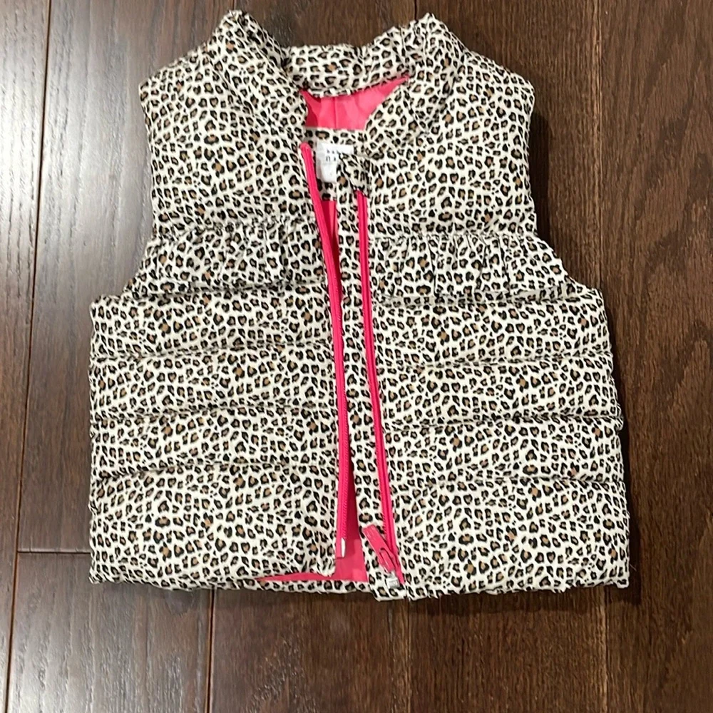 Baby Gap Toddler Leopard Puffler Vest - Picture 1 of 7